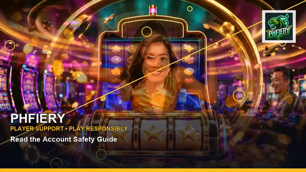 PHFIERY PHFIERY casino information for Philippine users scene with centered lucky reels online slot games for players in the